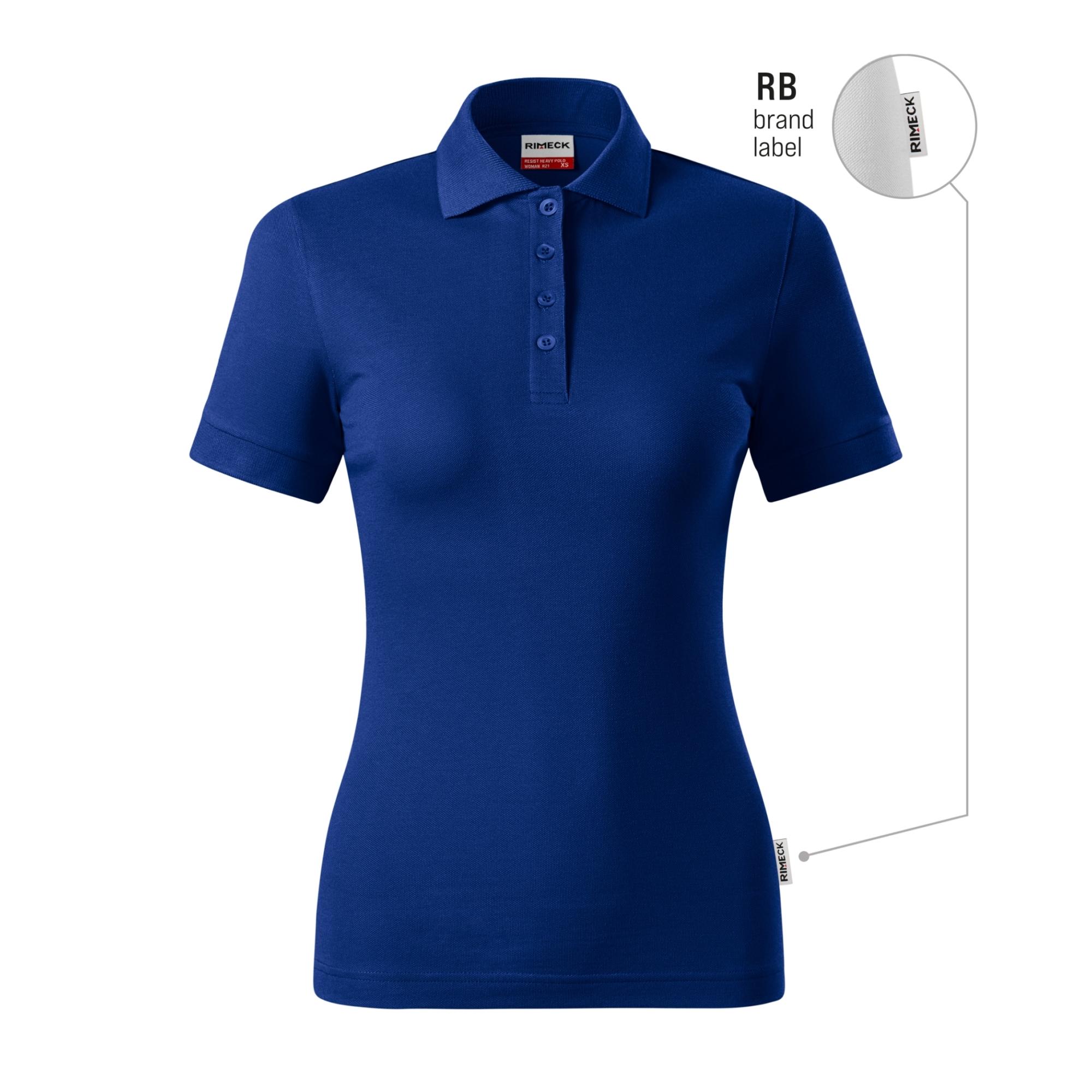 Tricou polo pentru damă Resist Heavy Polo R21 albastru regal 05 (brand label) XL