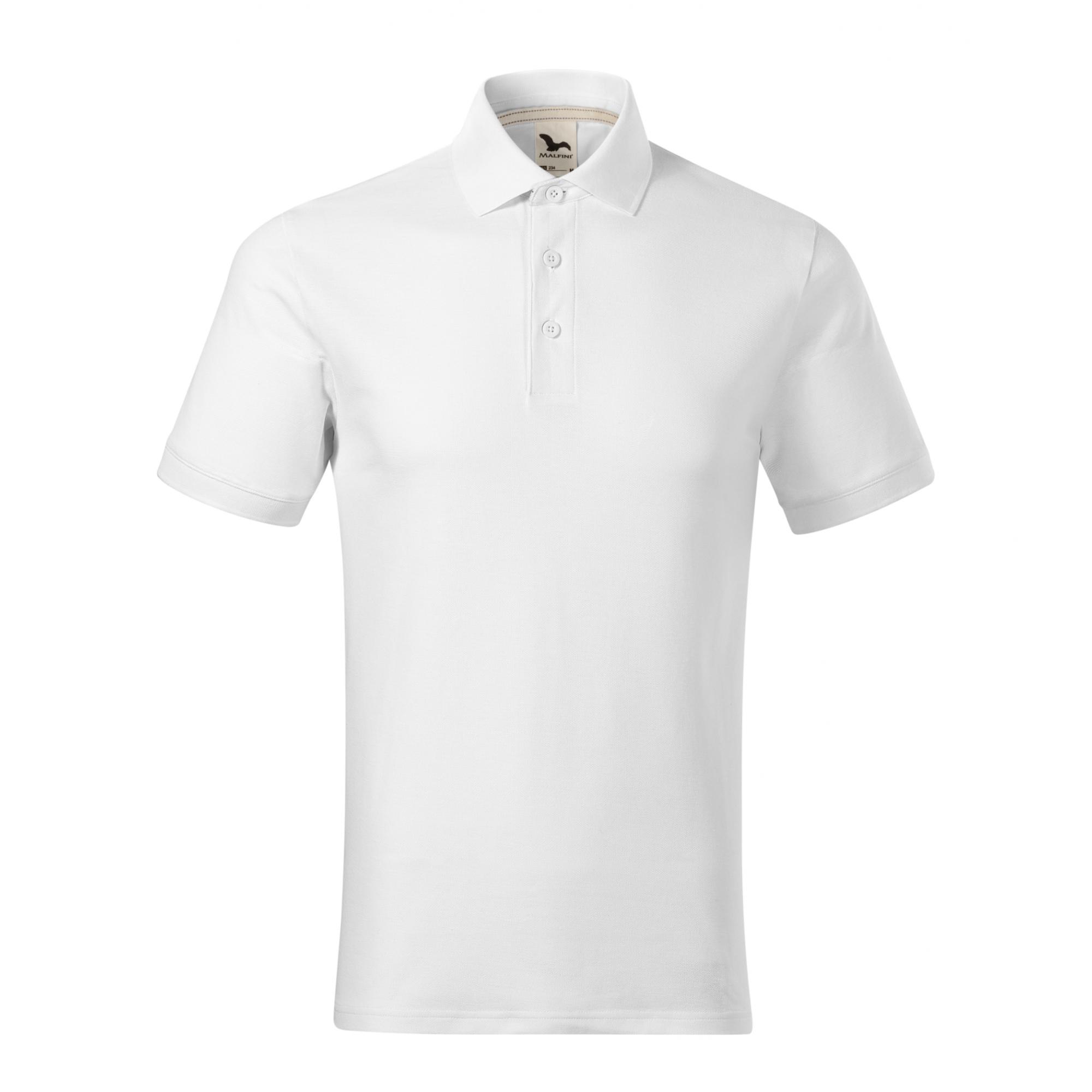 Tricou polo pentru bărbaţi Prime (GOTS) 234 Alb XL
