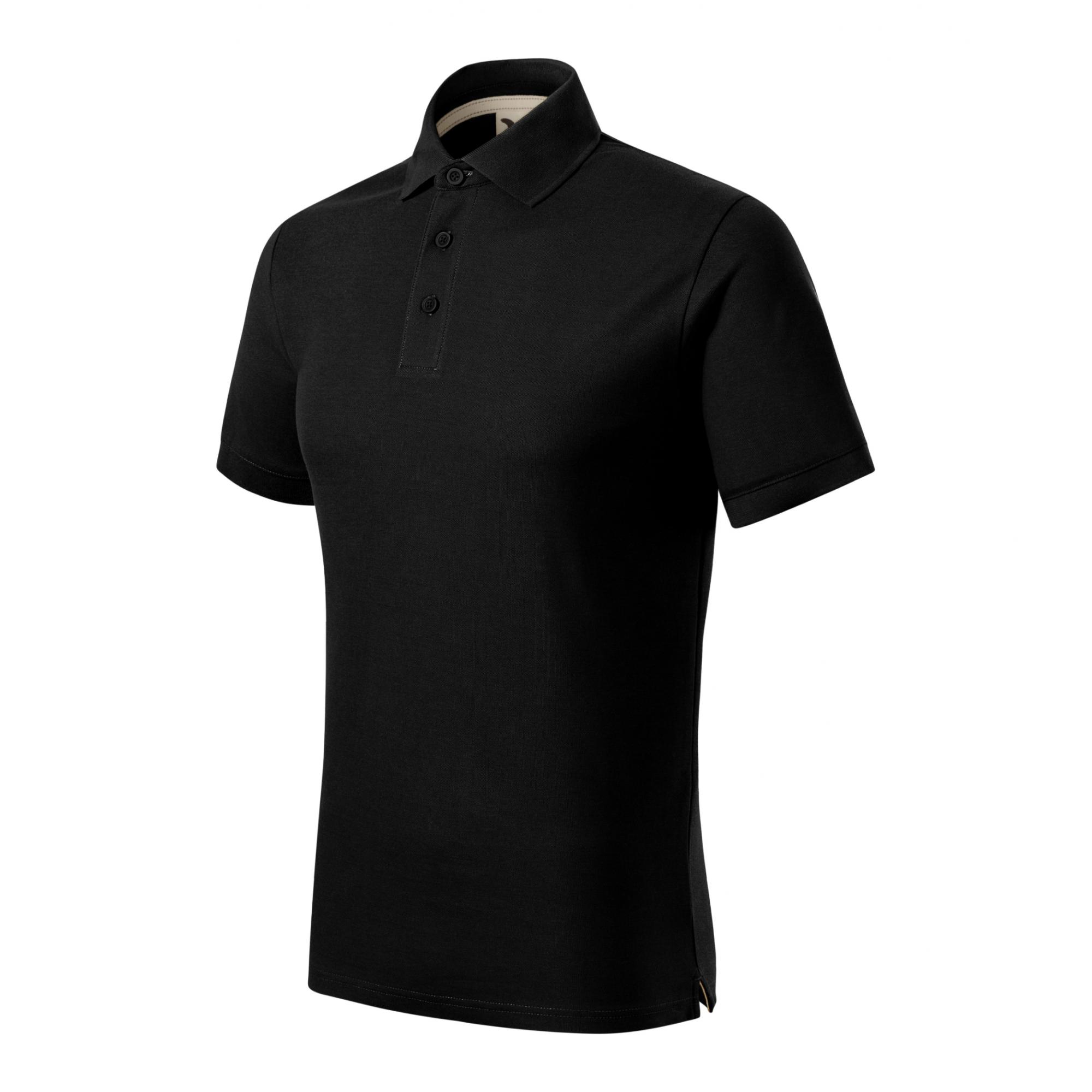 Tricou polo pentru bărbaţi Prime (GOTS) 234 Negru M