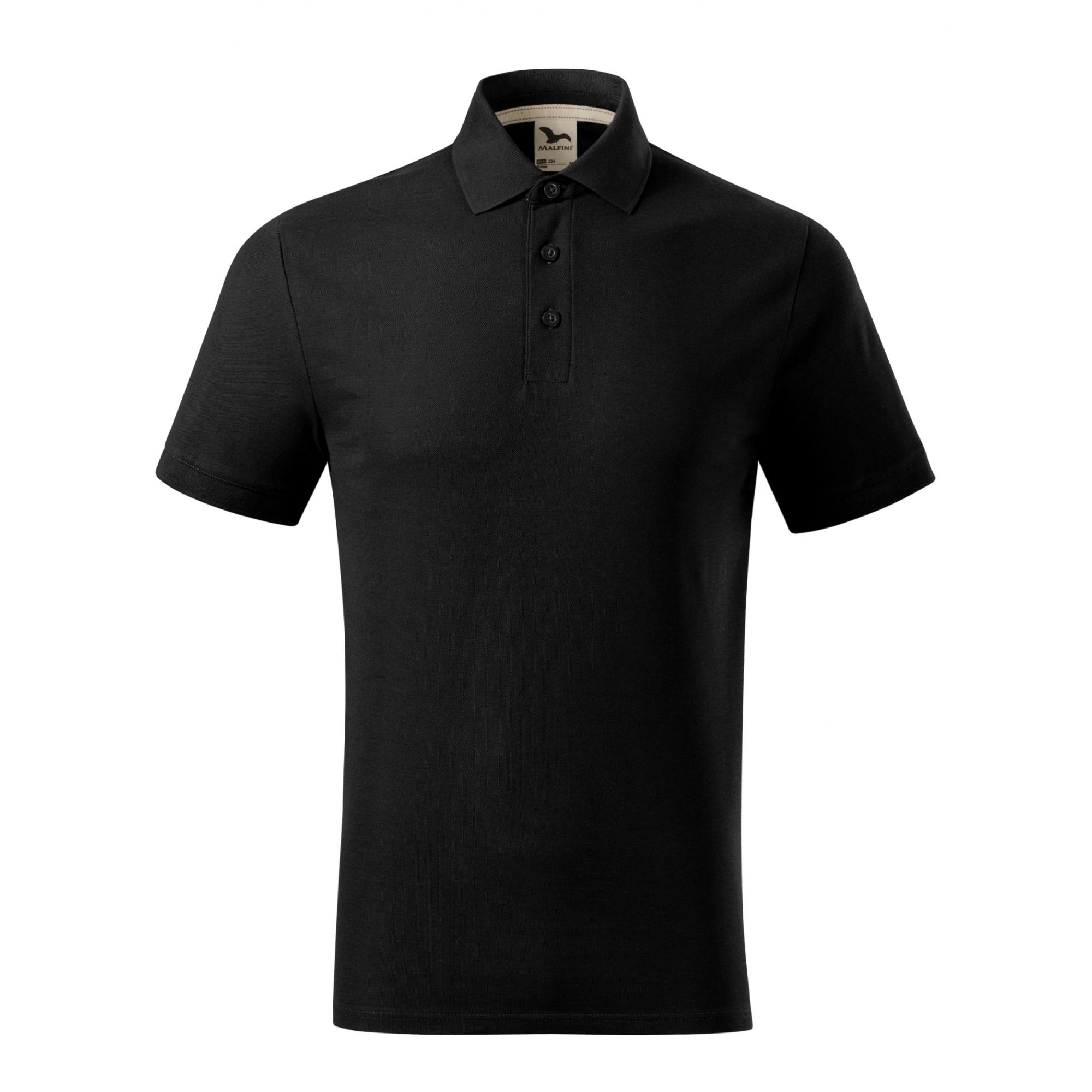 Tricou polo pentru bărbaţi Prime (GOTS) 234 Negru S