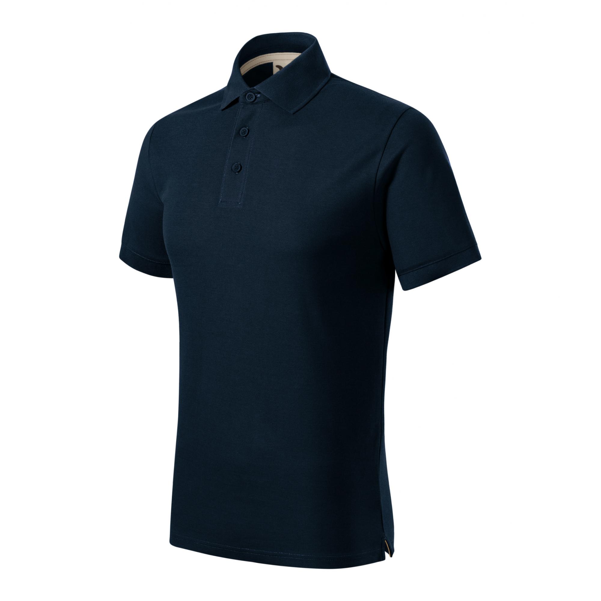 Tricou polo pentru bărbaţi Prime (GOTS) 234 Albastru marin XL