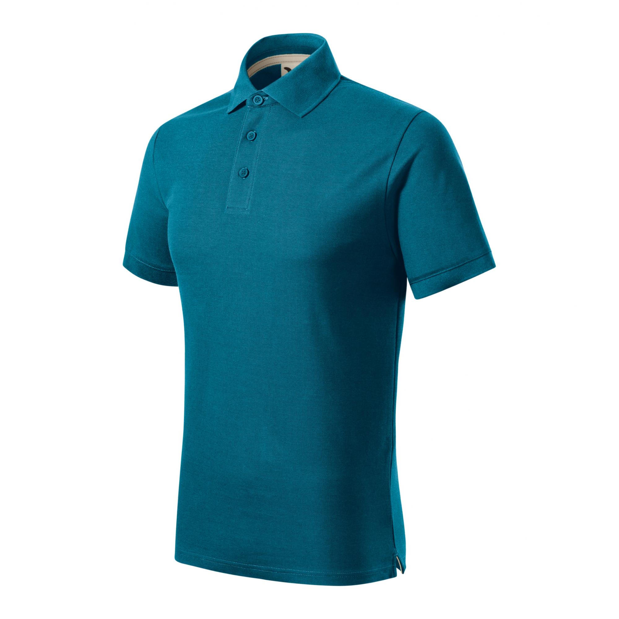 Tricou polo pentru bărbaţi Prime (GOTS) 234 Albastru petrol 3XL