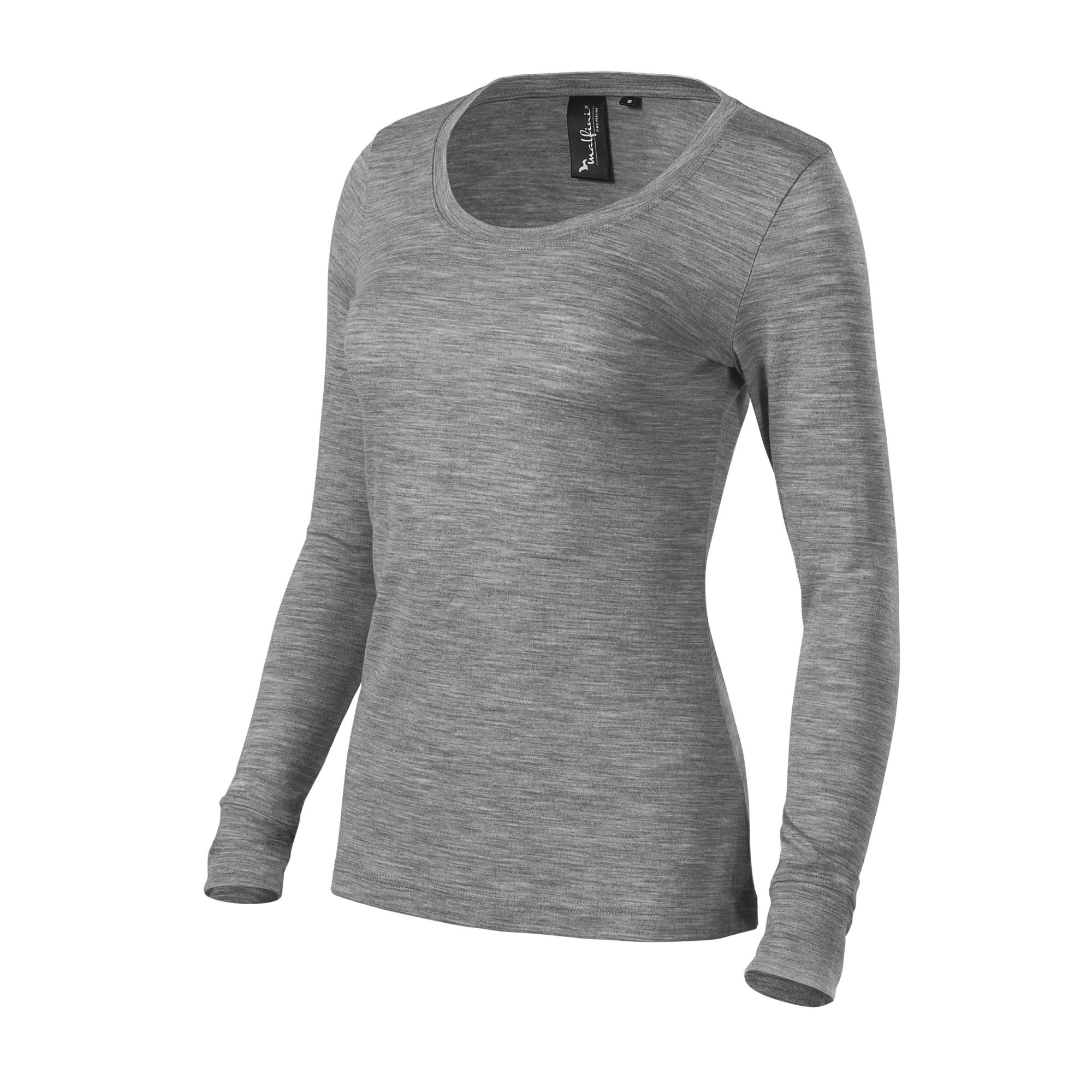 Tricou pentru damă Merino Rise LS 160 Gri închis