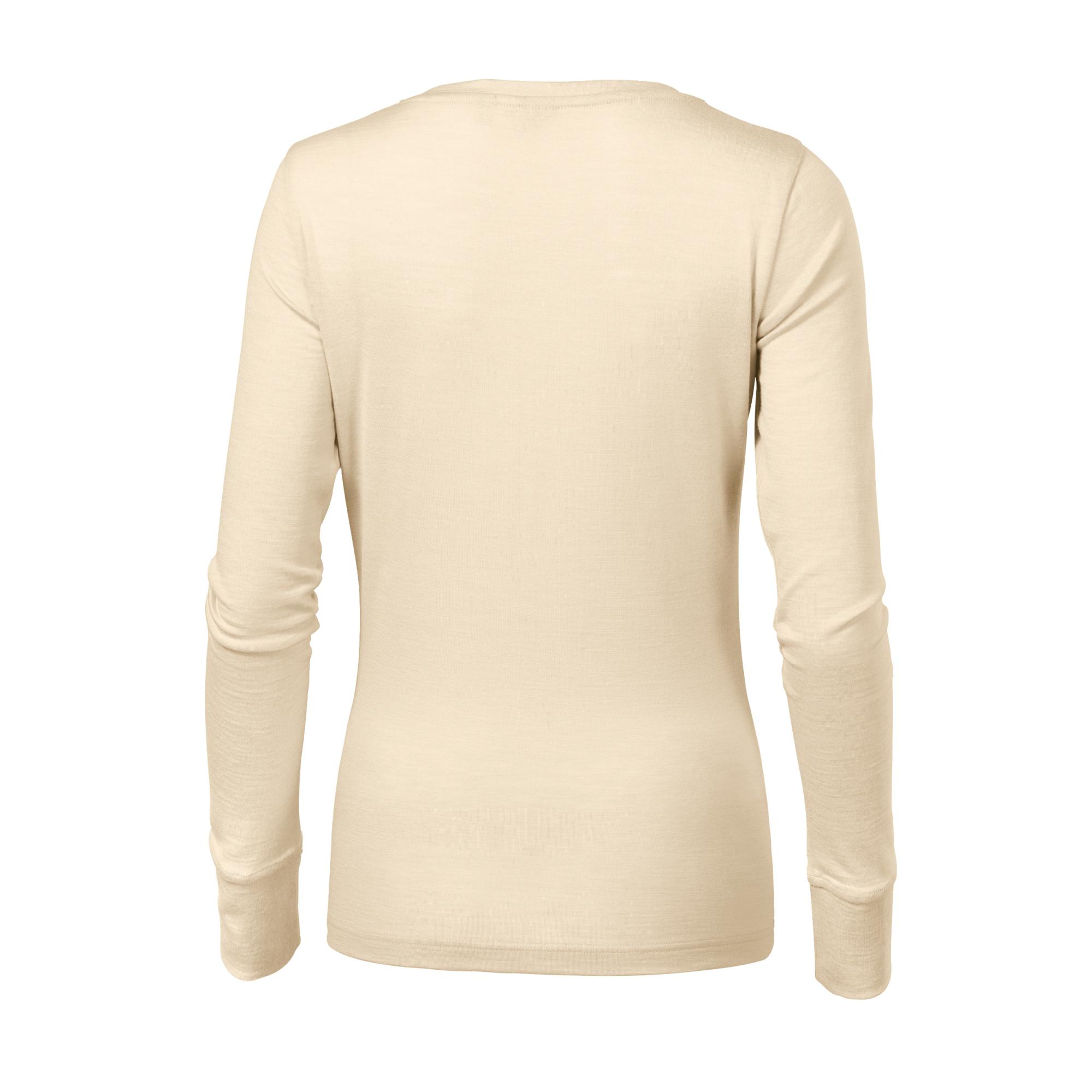 Tricou pentru damă Merino Rise LS 160 Migdală L