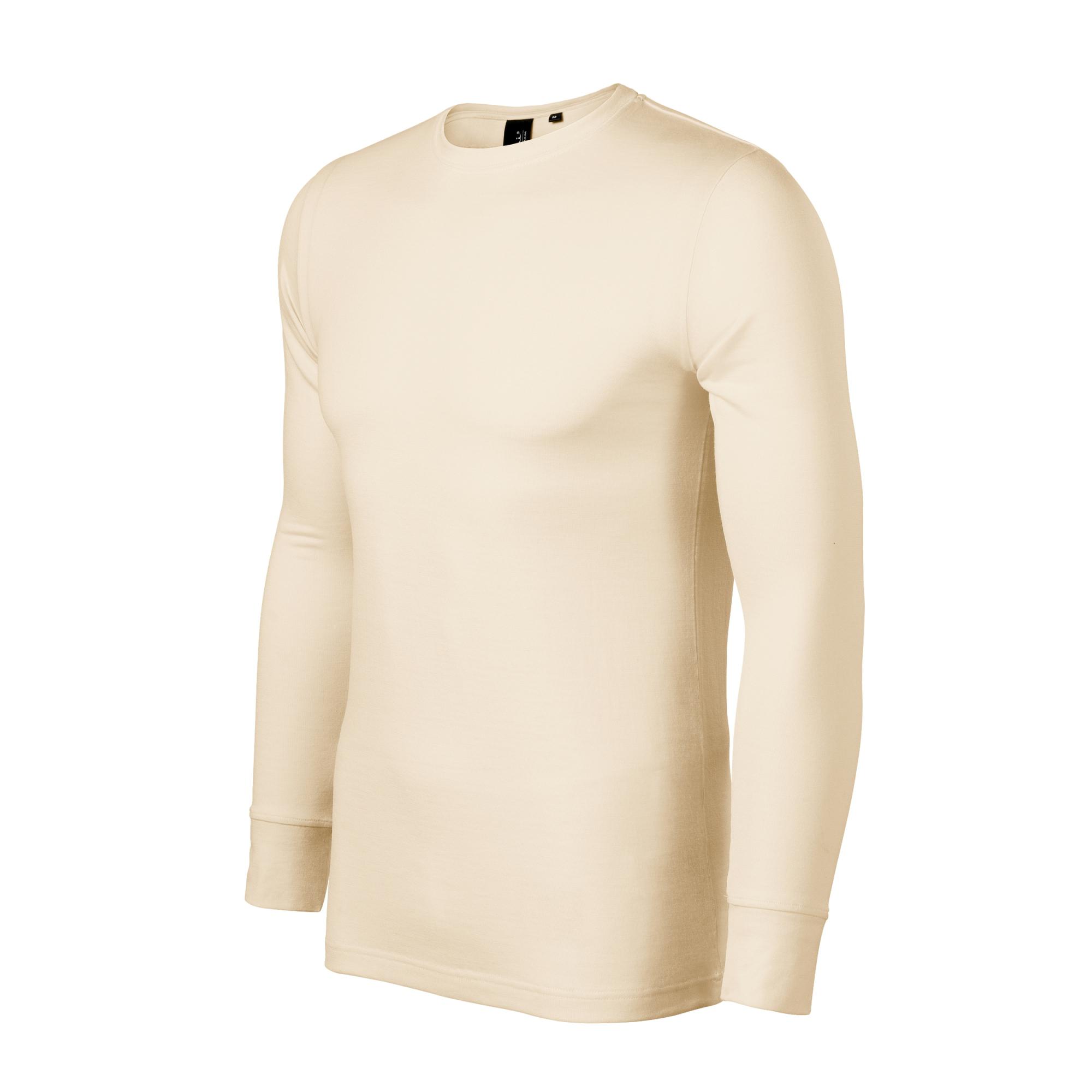 Tricou pentru bărbaţi Merino Rise LS 159 Migdală
