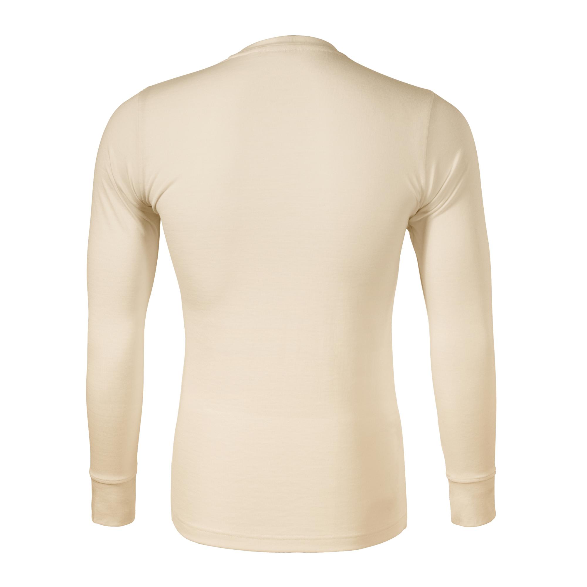 Tricou pentru bărbaţi Merino Rise LS 159 Migdală XXL