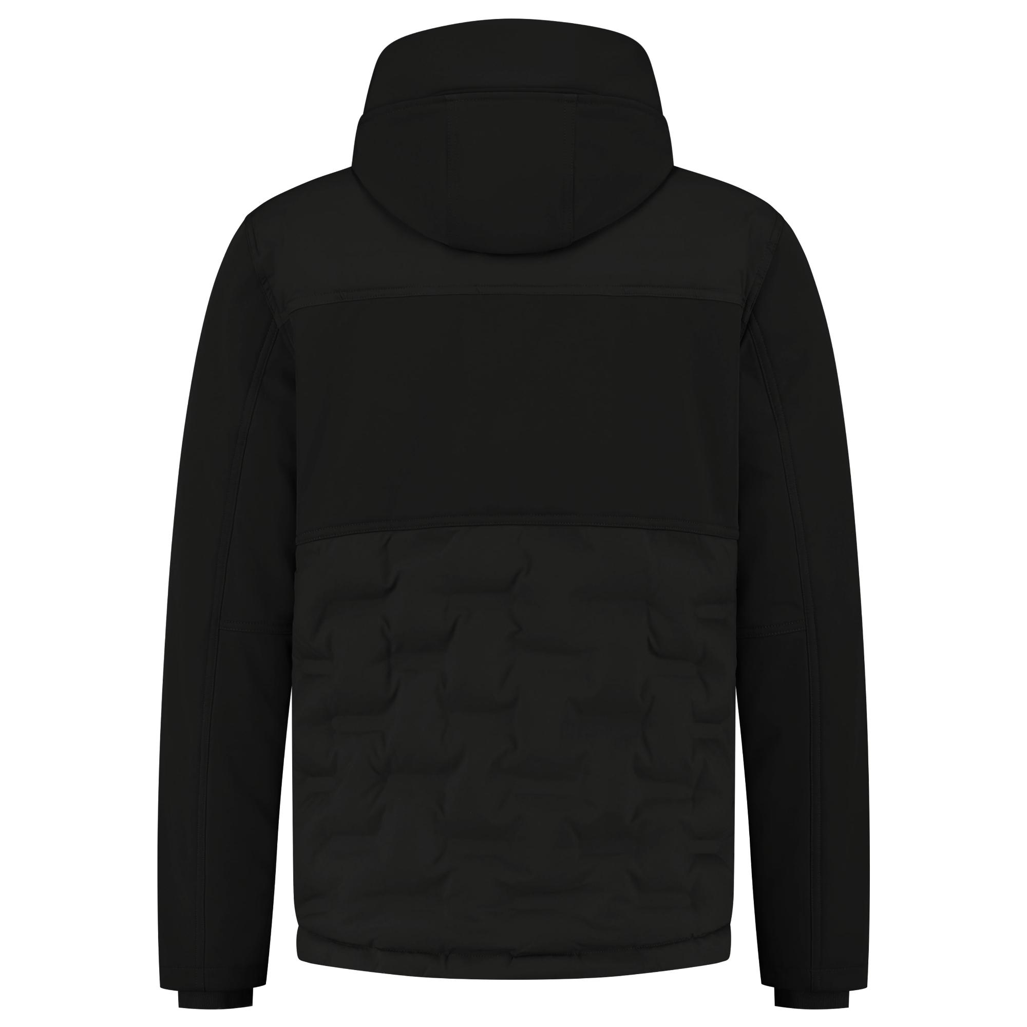 Jachetă unisex Puffer Jacket Rewear T56 Negru M