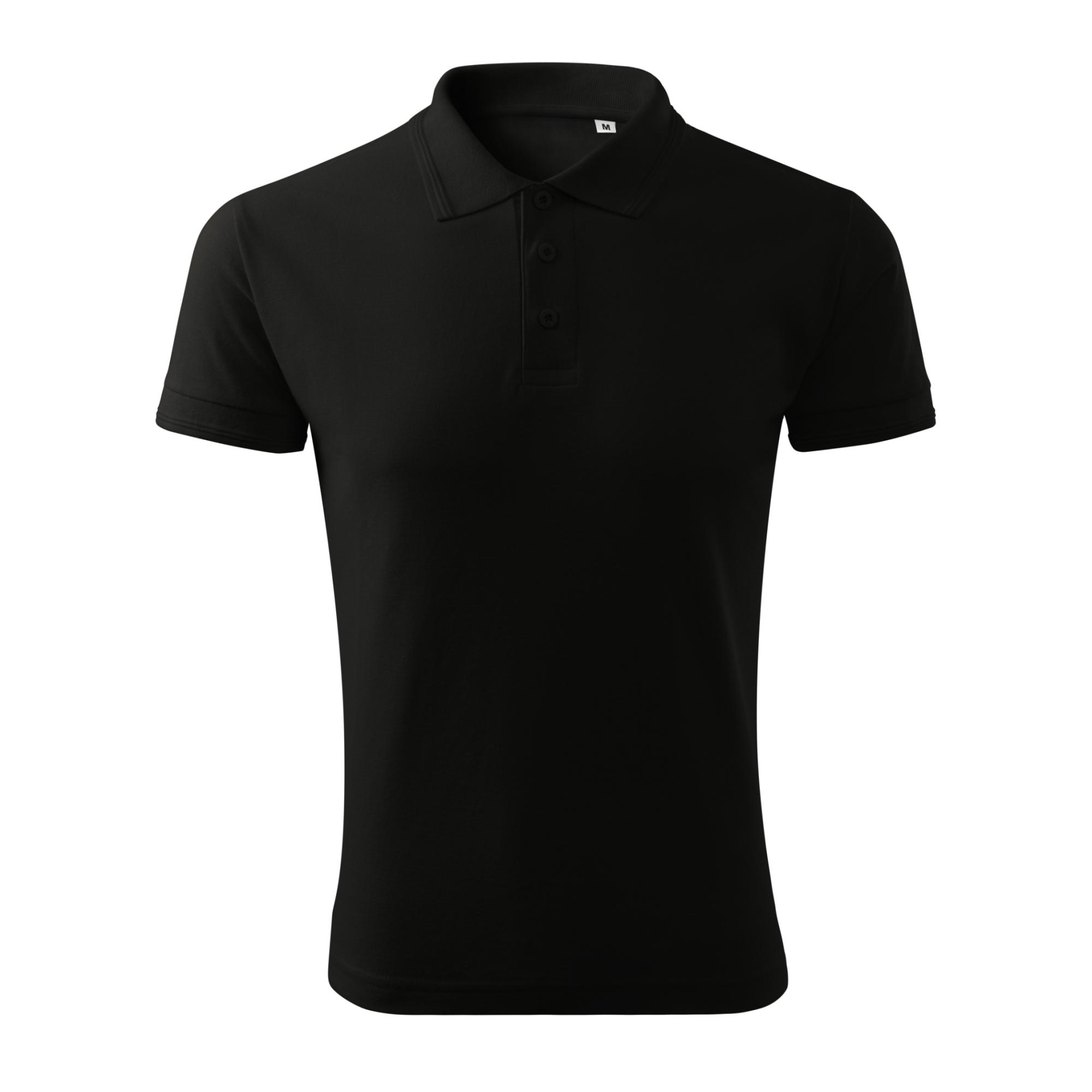 Tricou polo pentru bărbaţi Pique Polo Free F03 Negru S