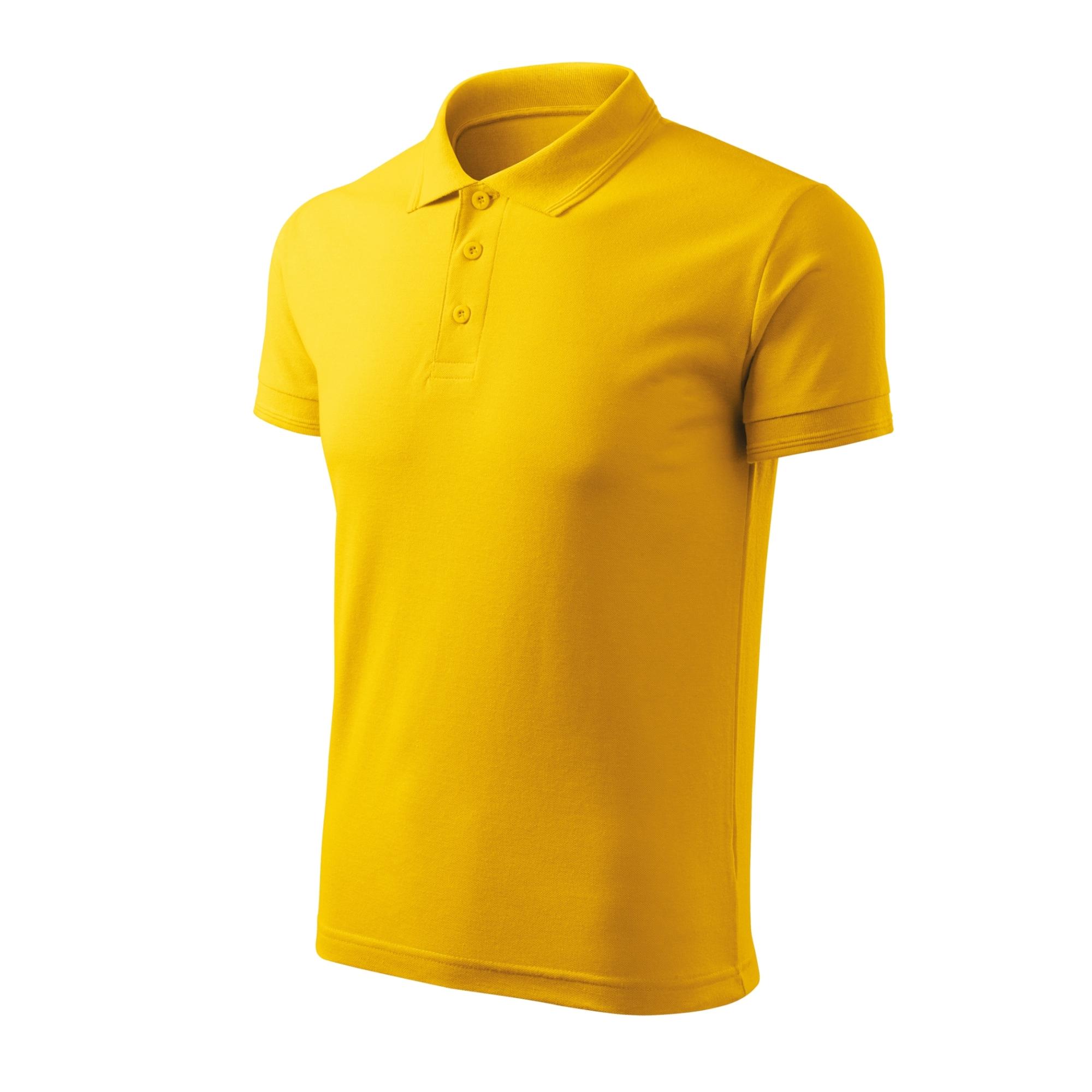 Tricou polo pentru bărbaţi Pique Polo Free F03 Galben 3XL