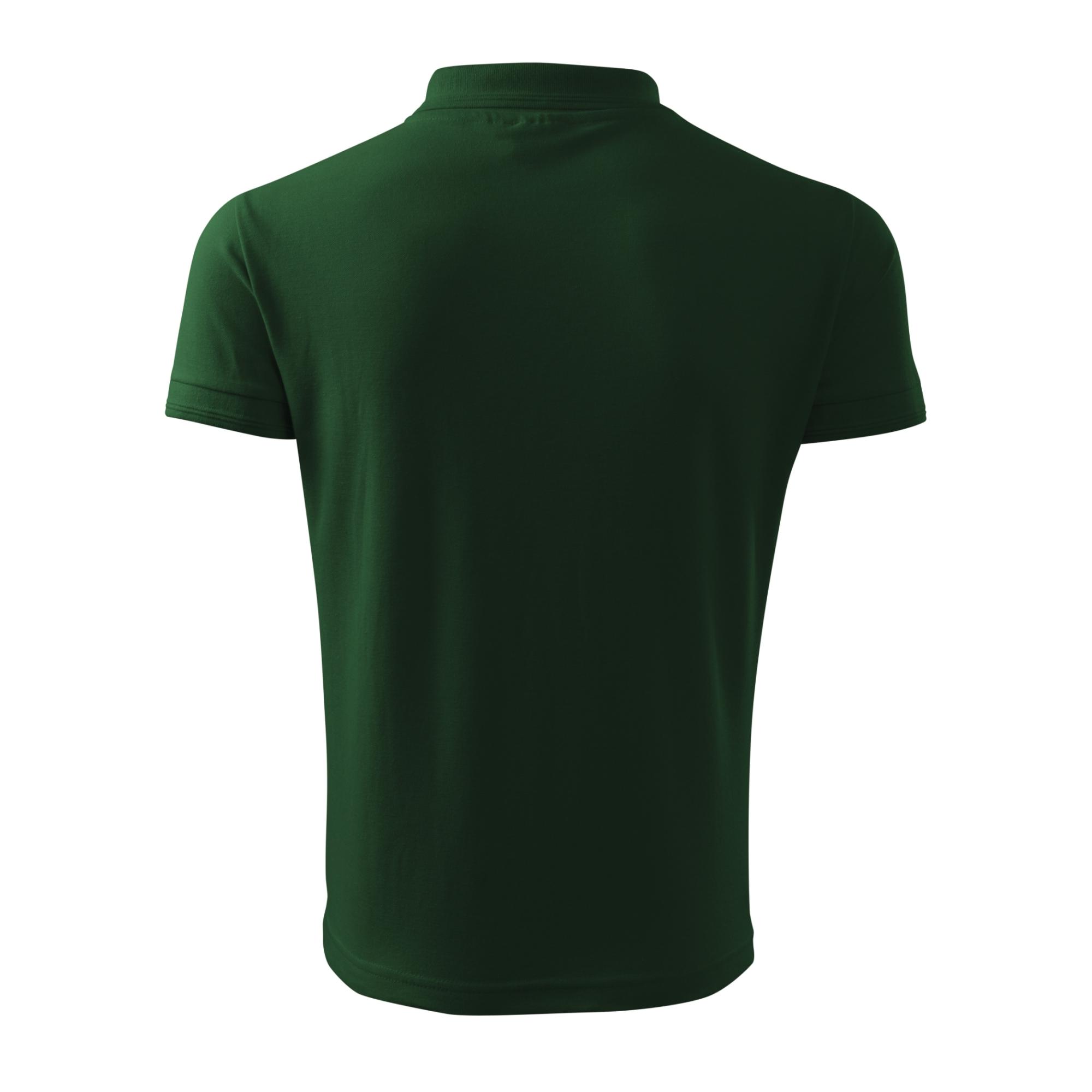 Tricou polo pentru bărbaţi Pique Polo Free F03 Verde sticla S