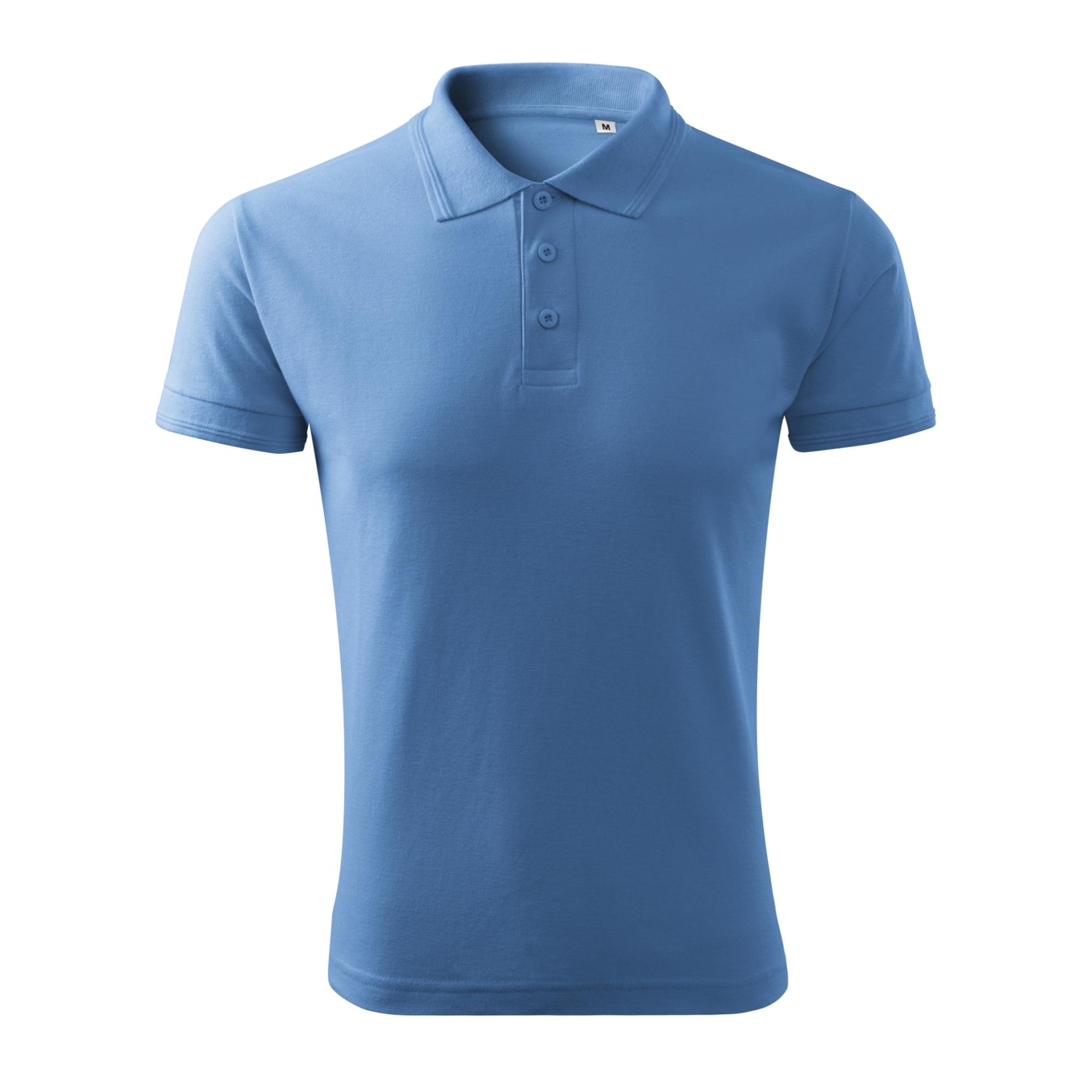 Tricou polo pentru bărbaţi Pique Polo Free F03 Albastru deschis XL