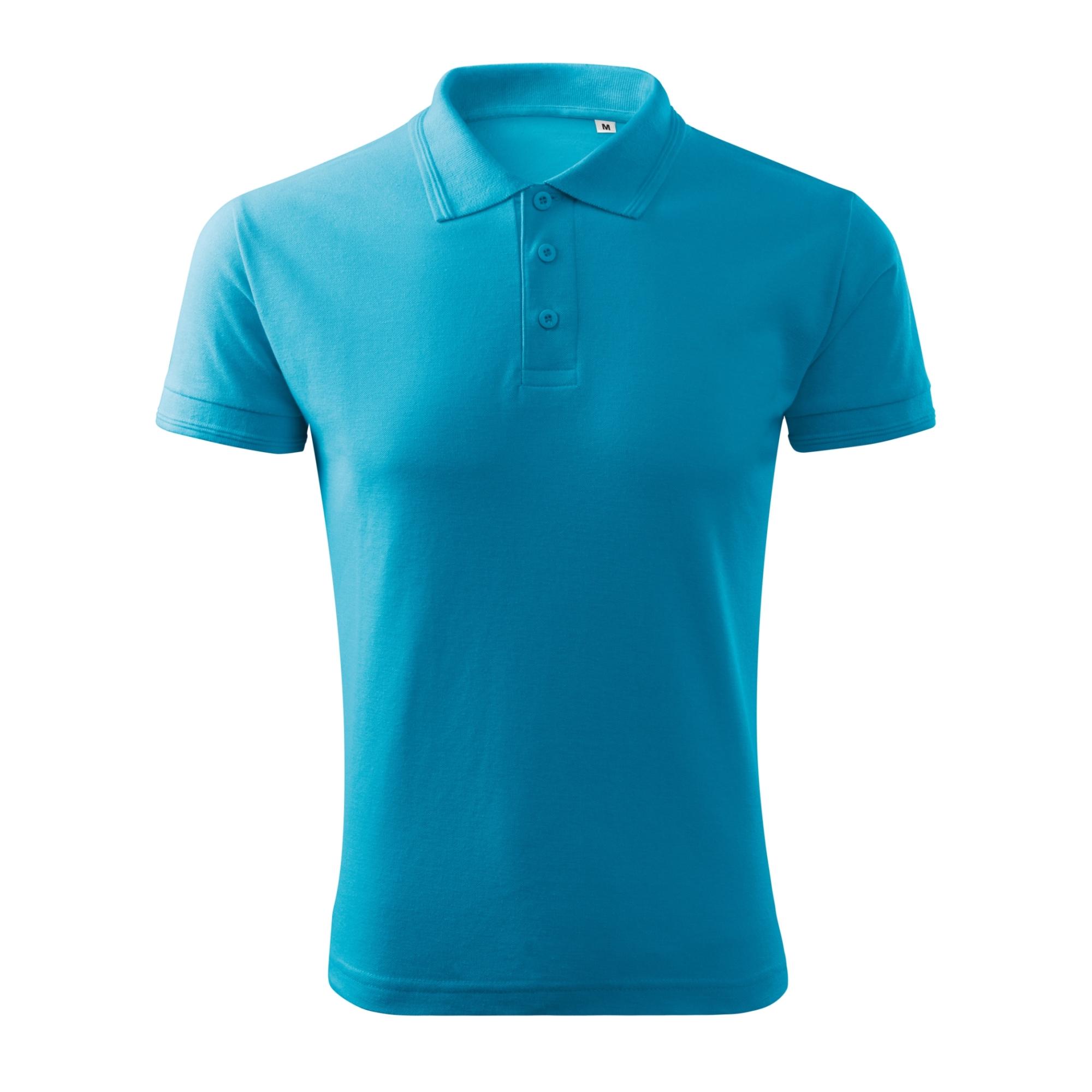 Tricou polo pentru bărbaţi Pique Polo Free F03 Turcoaz L