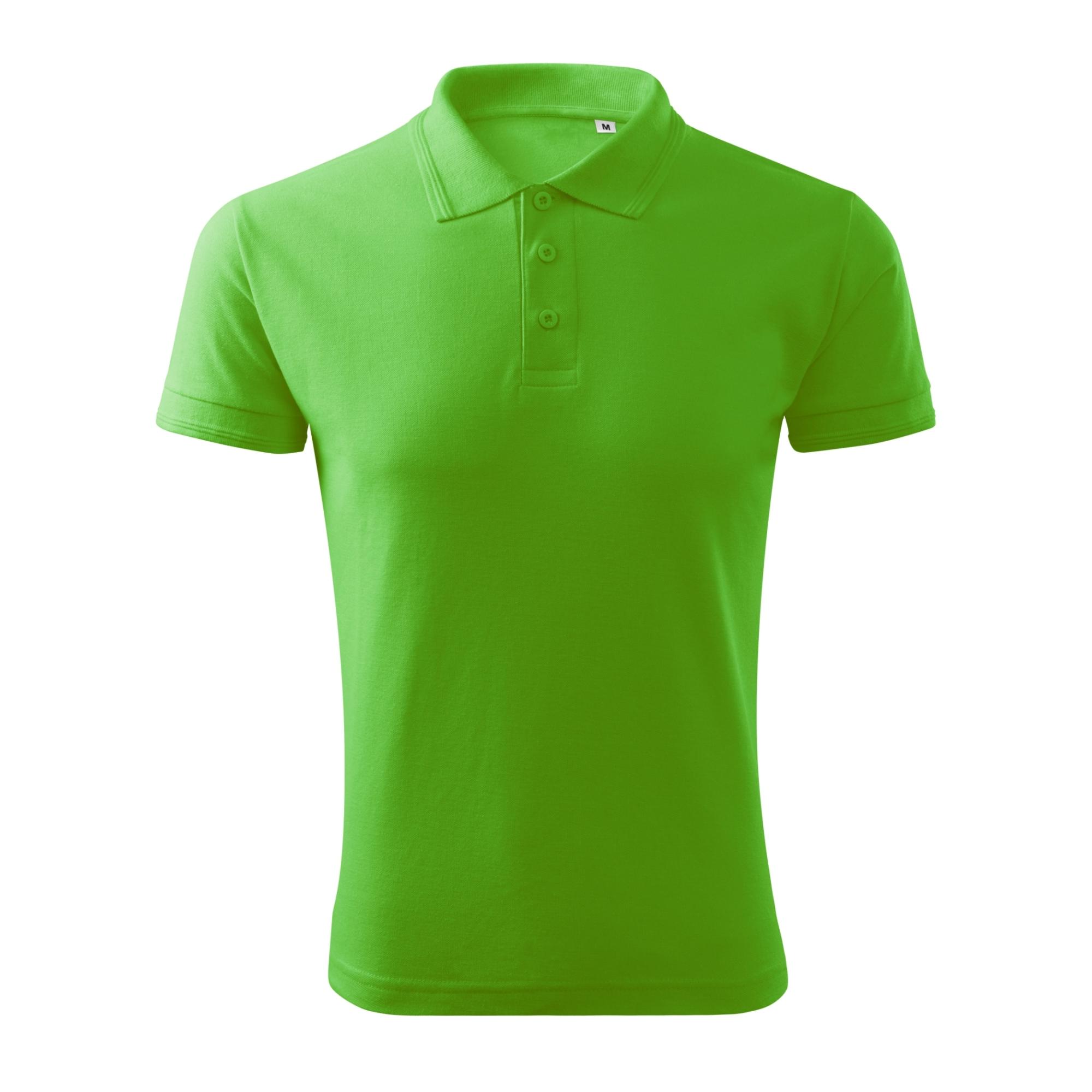 Tricou polo pentru bărbaţi Pique Polo Free F03 Verde măr XL