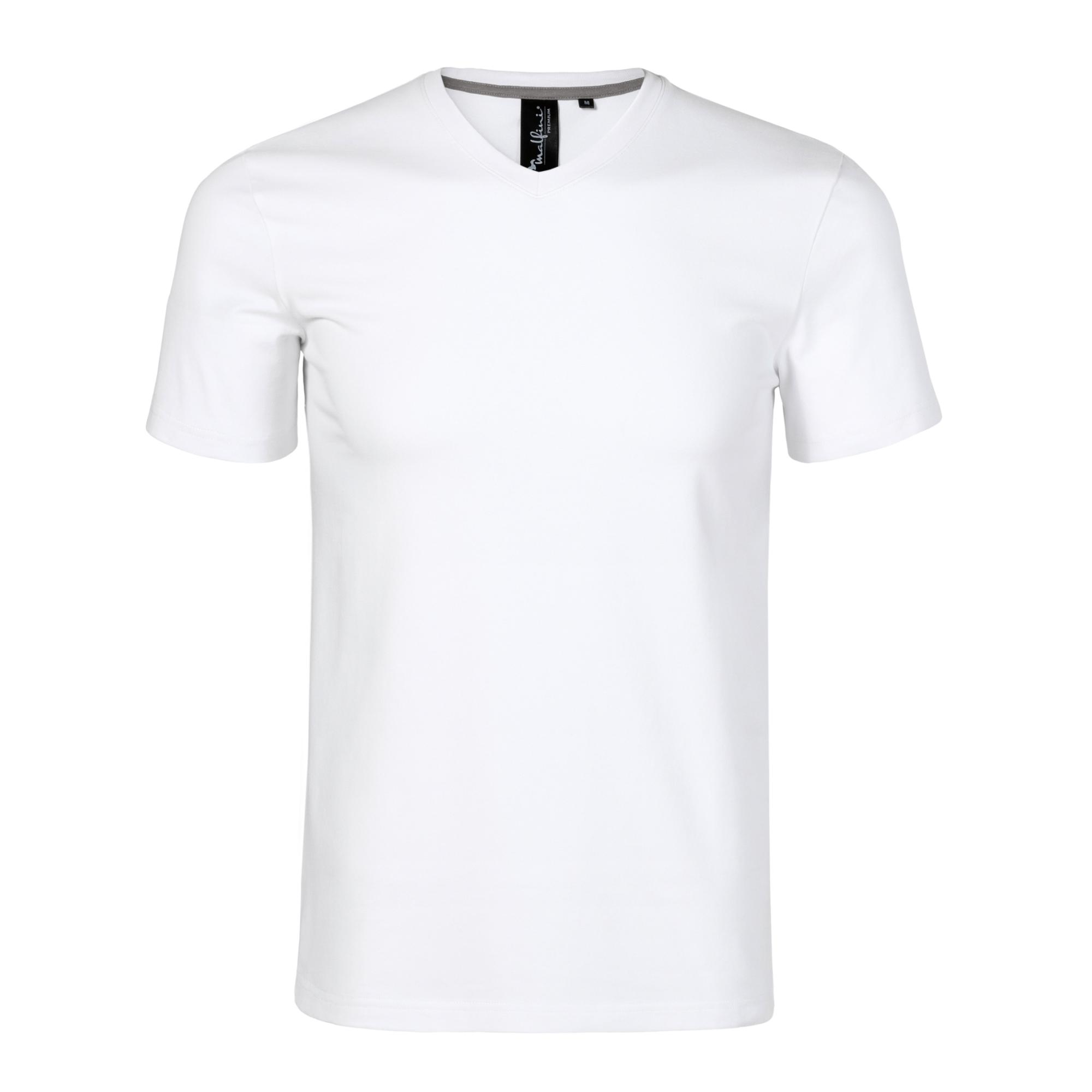 Tricou pentru bărbaţi Action V-neck 700 Alb M