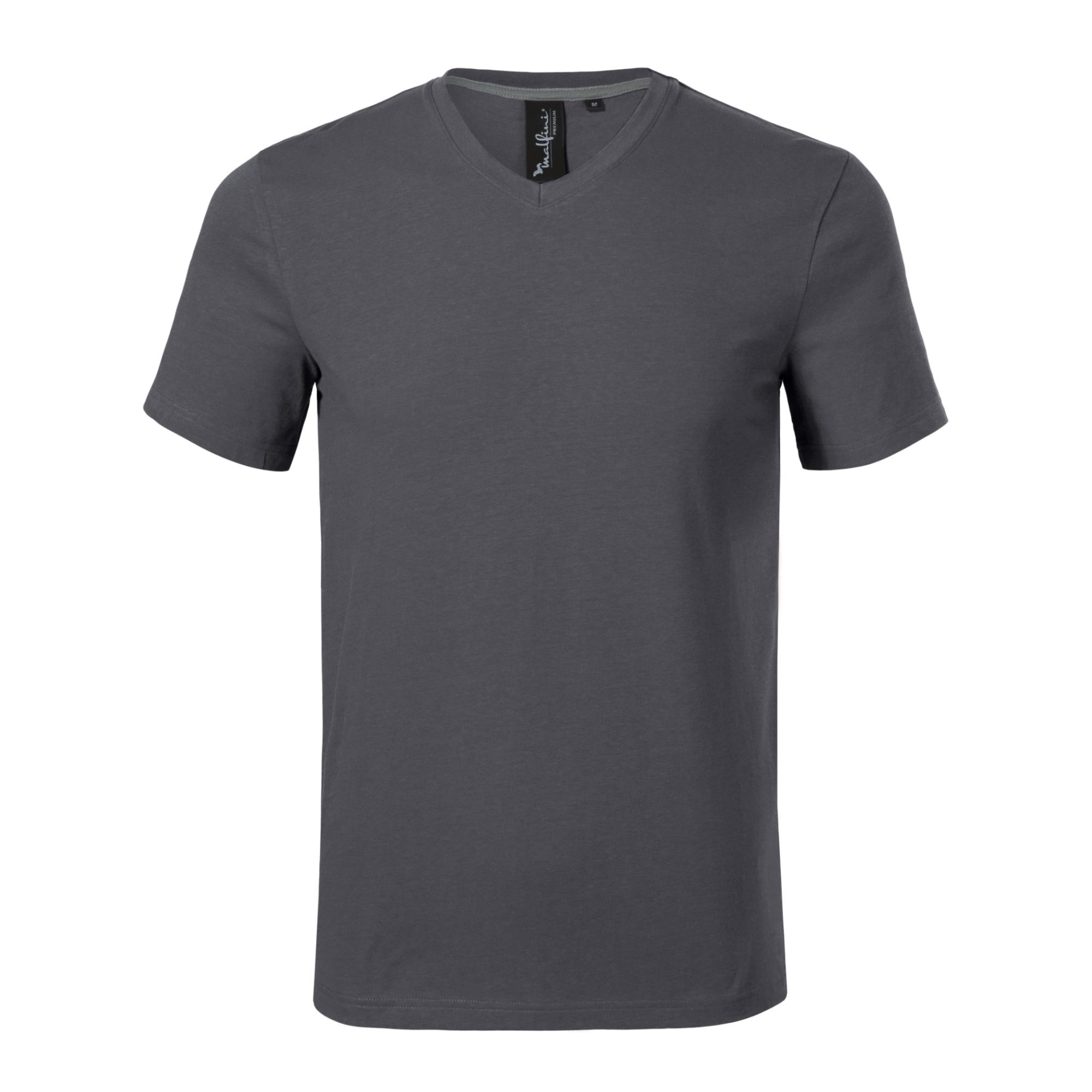 Tricou pentru bărbaţi Action V-neck 700 Light anthracite XL