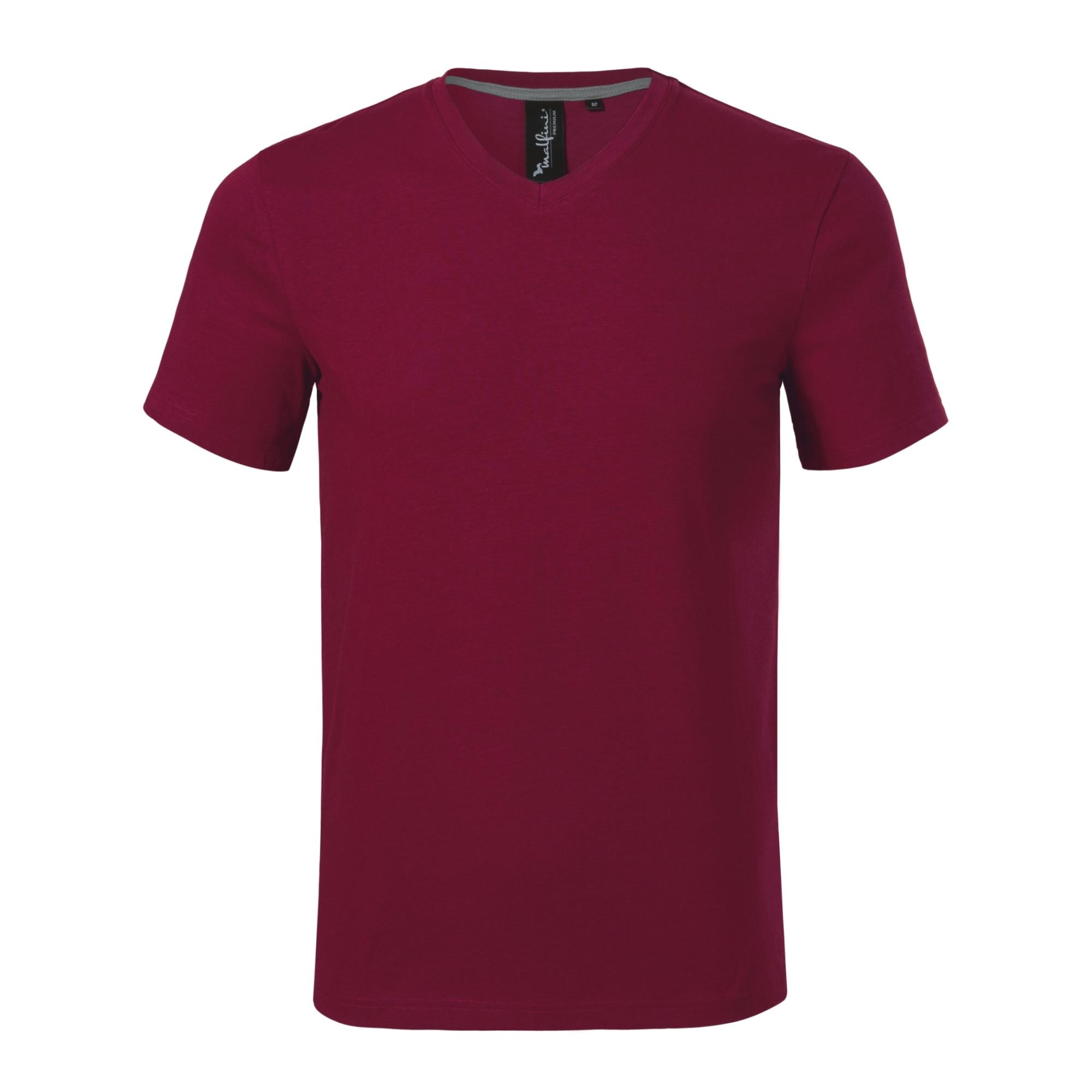 Tricou pentru bărbaţi Action V-neck 700 Garnet L