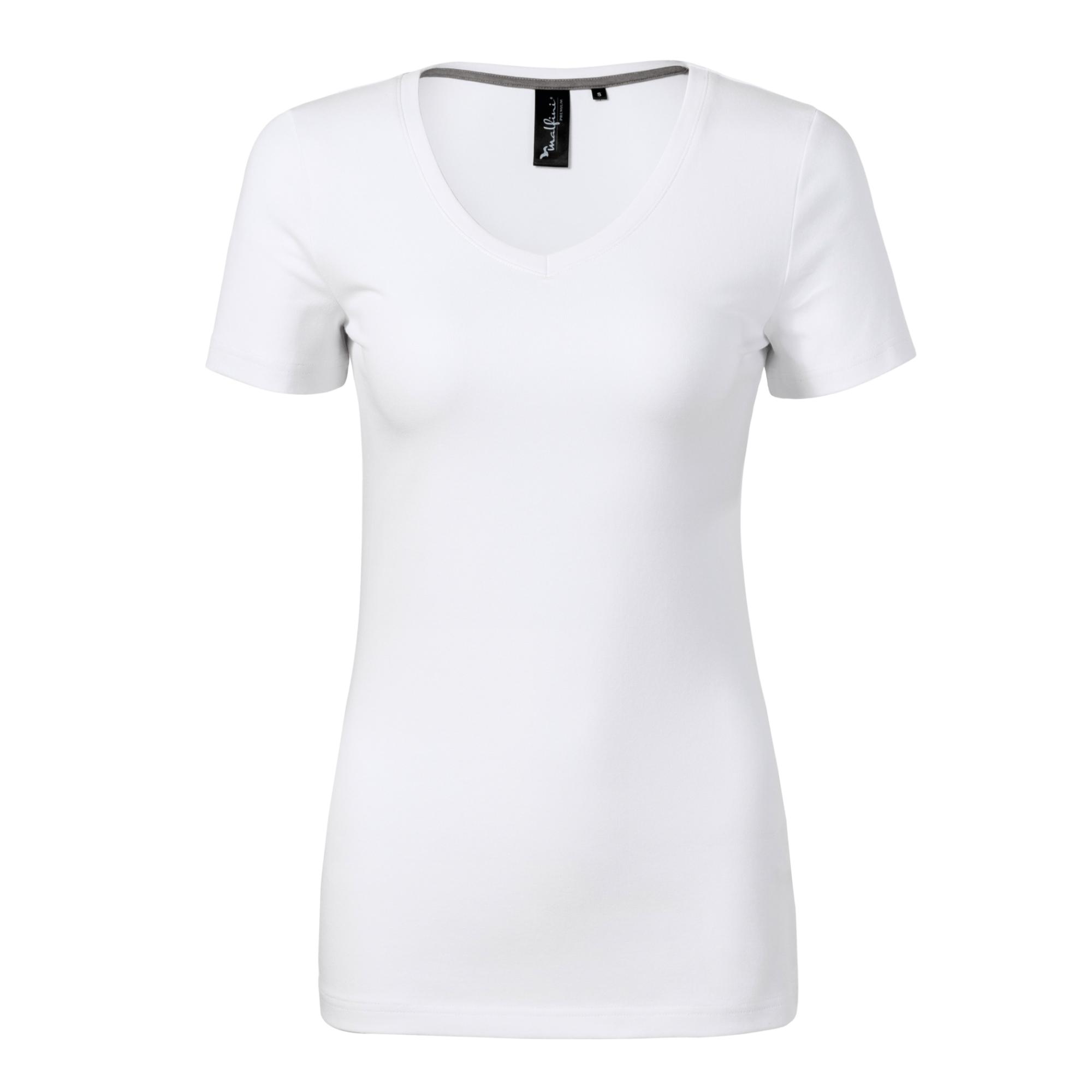Tricou pentru damă Action V-neck 701 Alb M