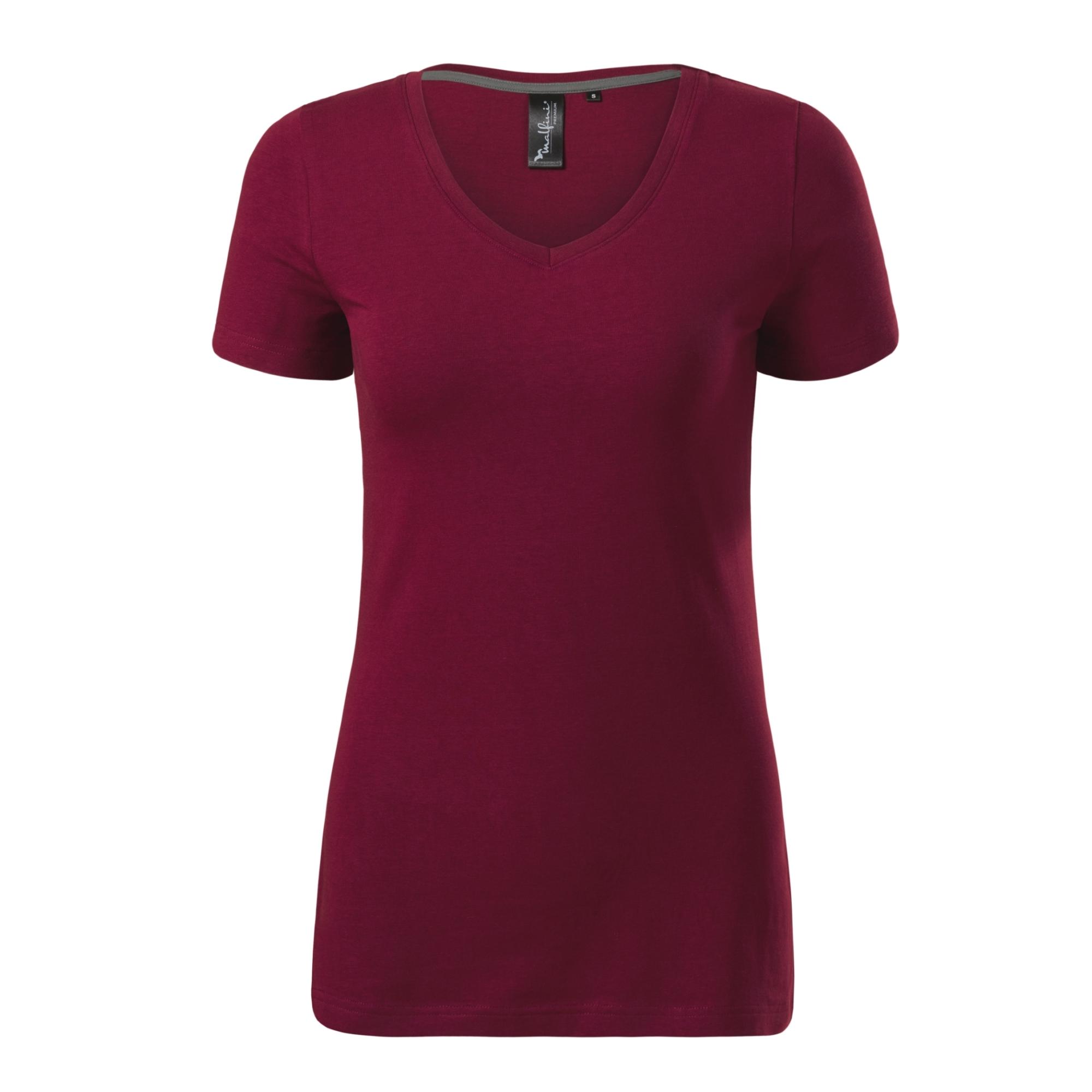 Tricou pentru damă Action V-neck 701 Garnet XL