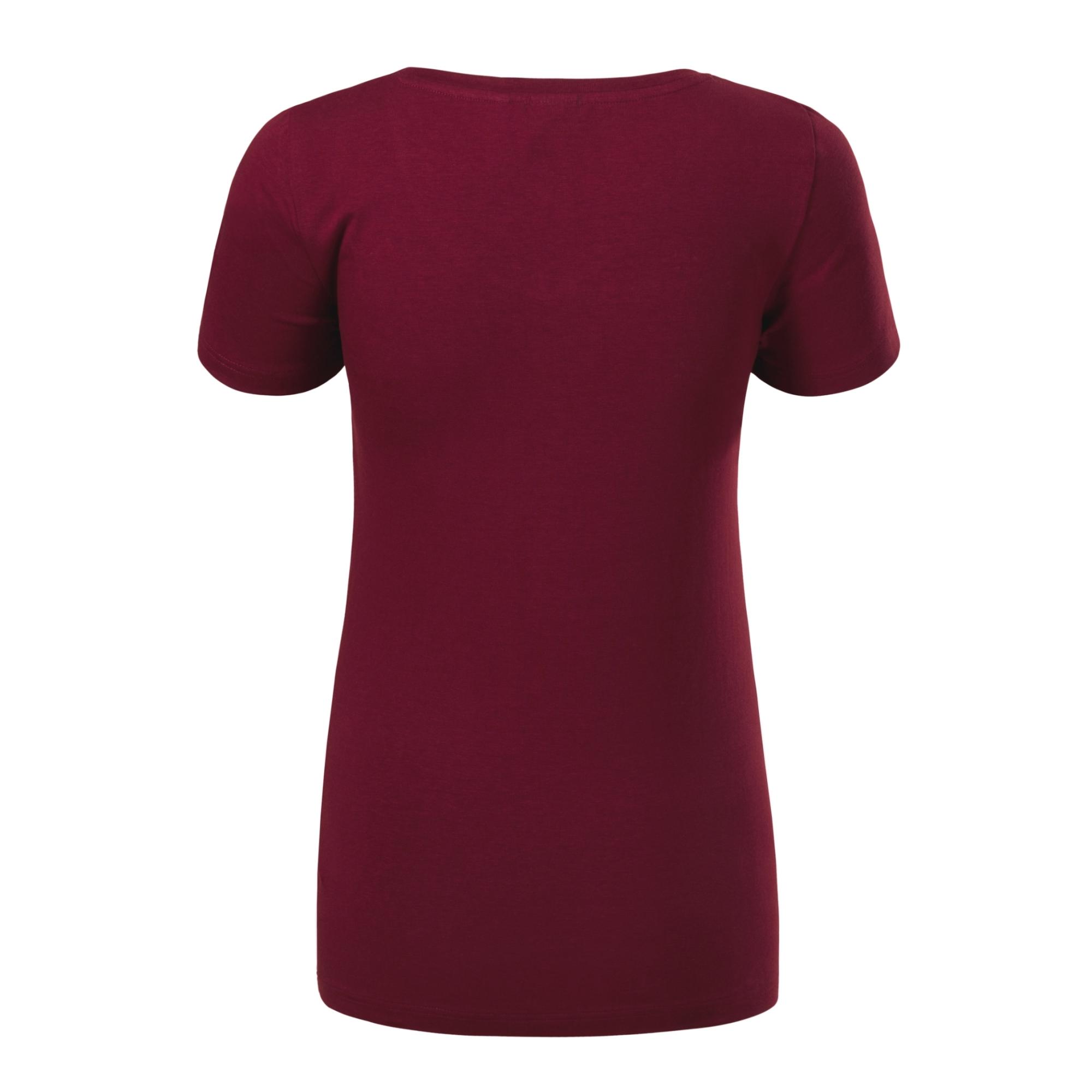Tricou pentru damă Action V-neck 701 Garnet XL