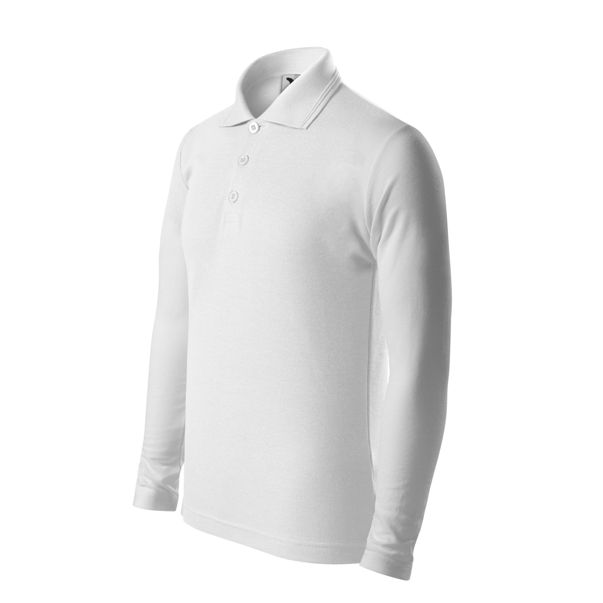 Tricou polo pentru copii Pique Polo LS 241 Alb