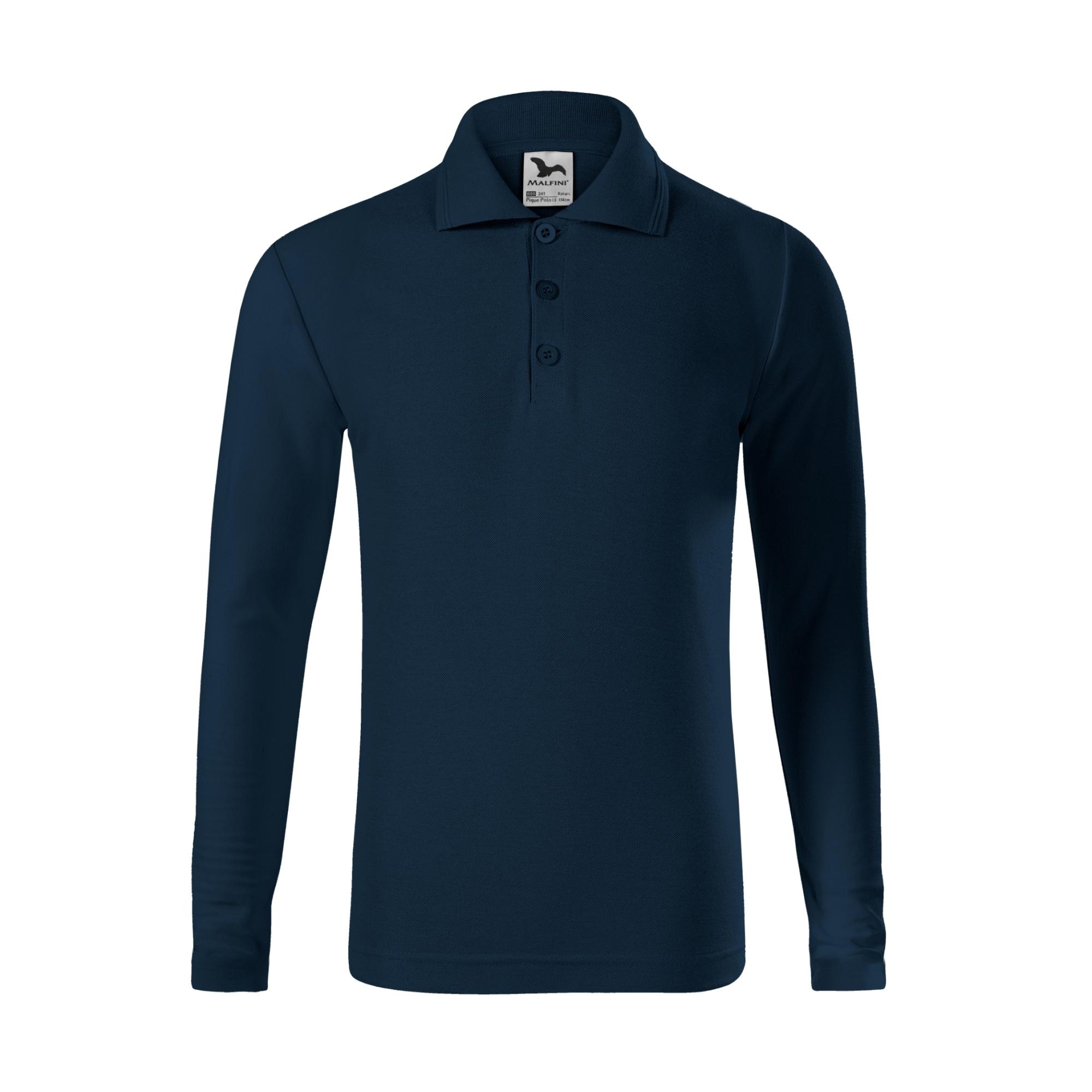 Tricou polo pentru copii Pique Polo LS 241 Albastru marin 8 ani