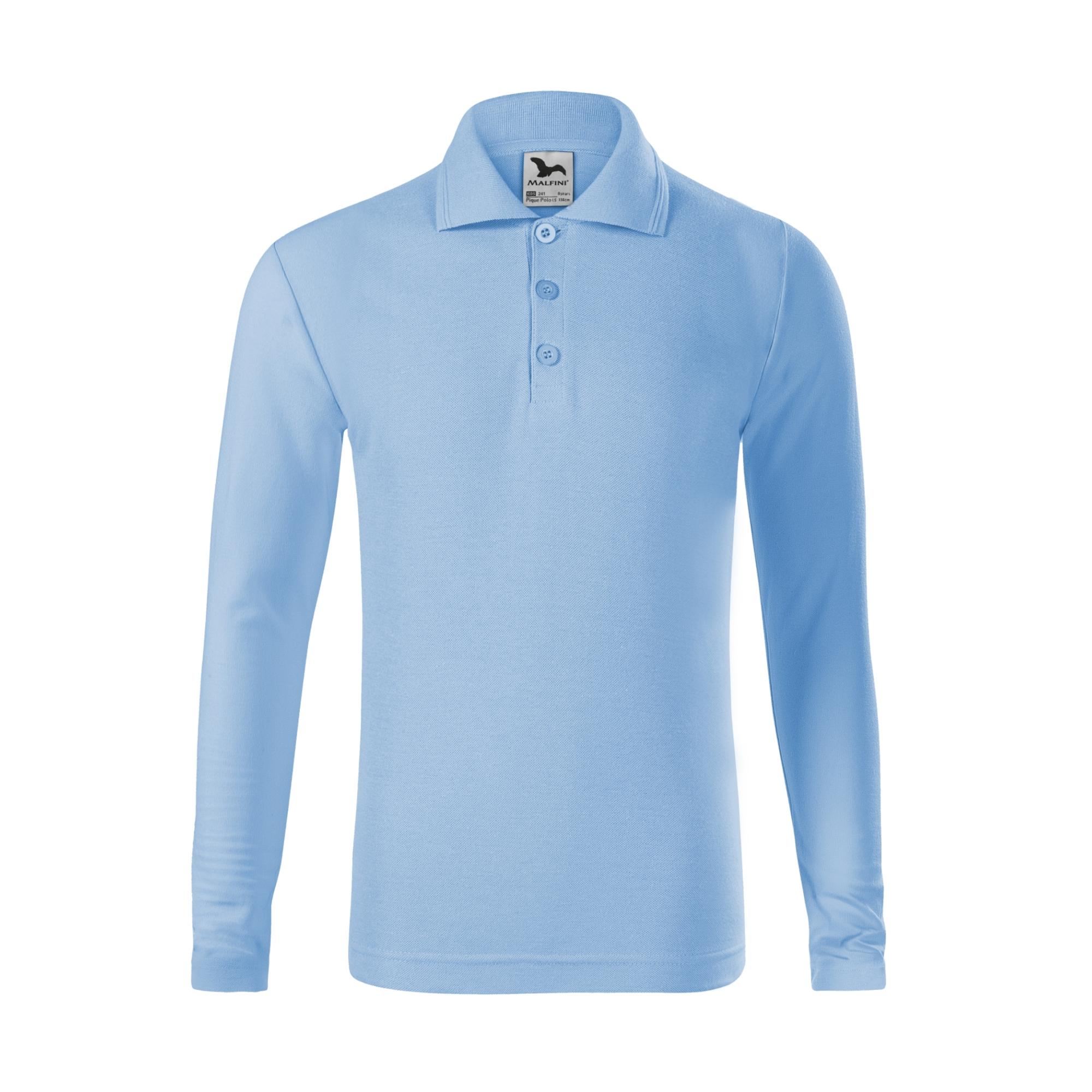 Tricou polo pentru copii Pique Polo LS 241 Albastru deschis 8 ani