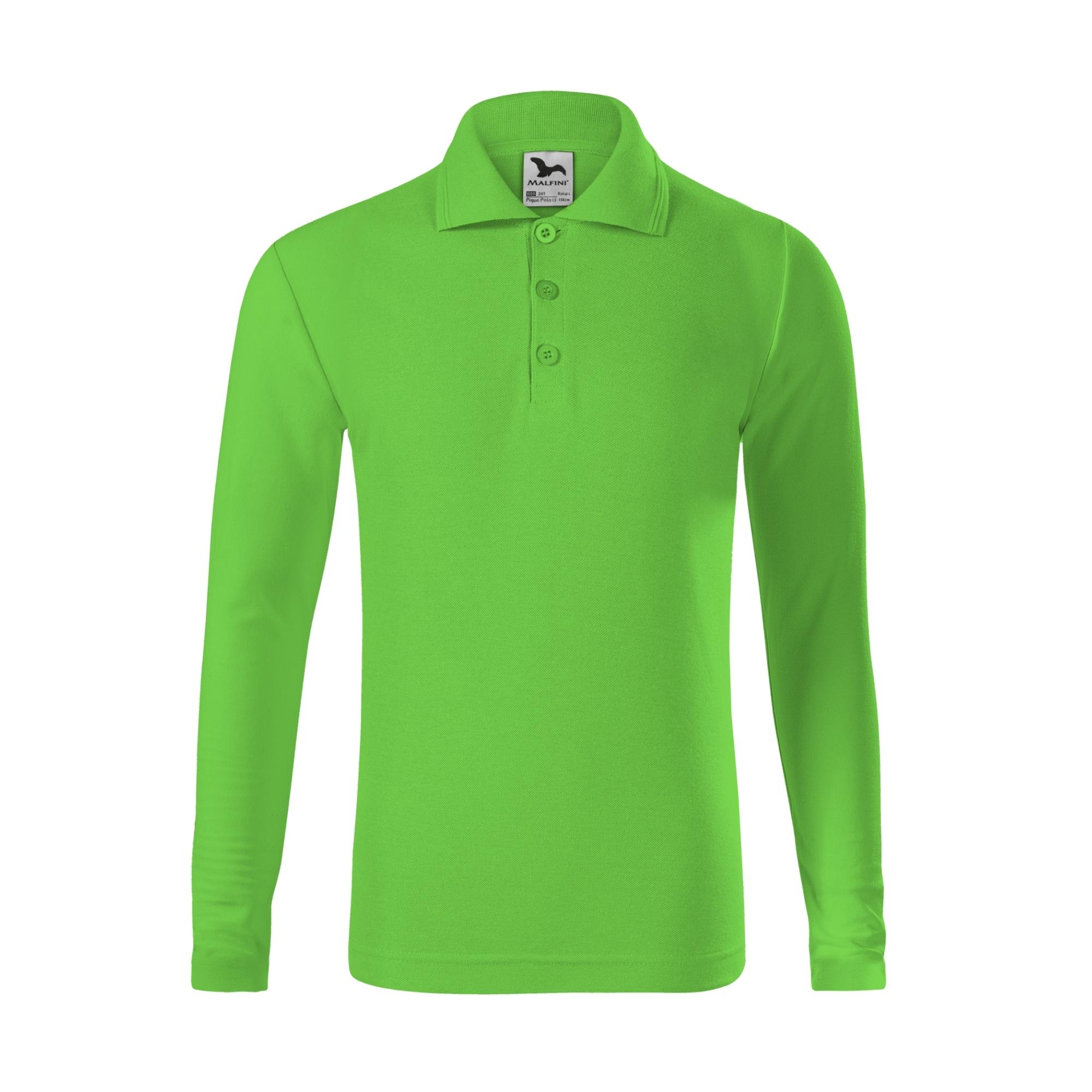 Tricou polo pentru copii Pique Polo LS 241 Verde măr 8 ani