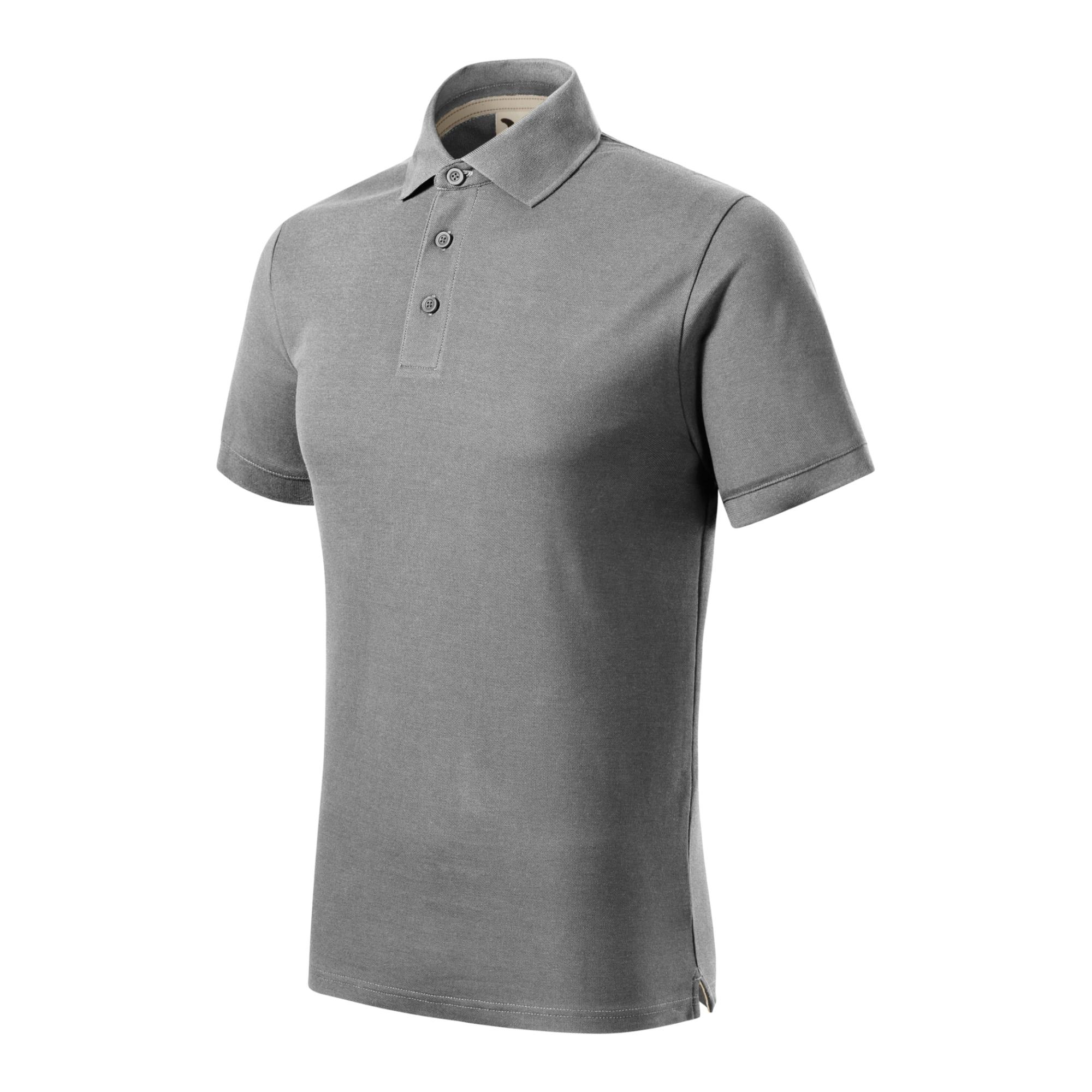 Tricou polo pentru bărbaţi Prime (GOTS) 23Y Gri antic