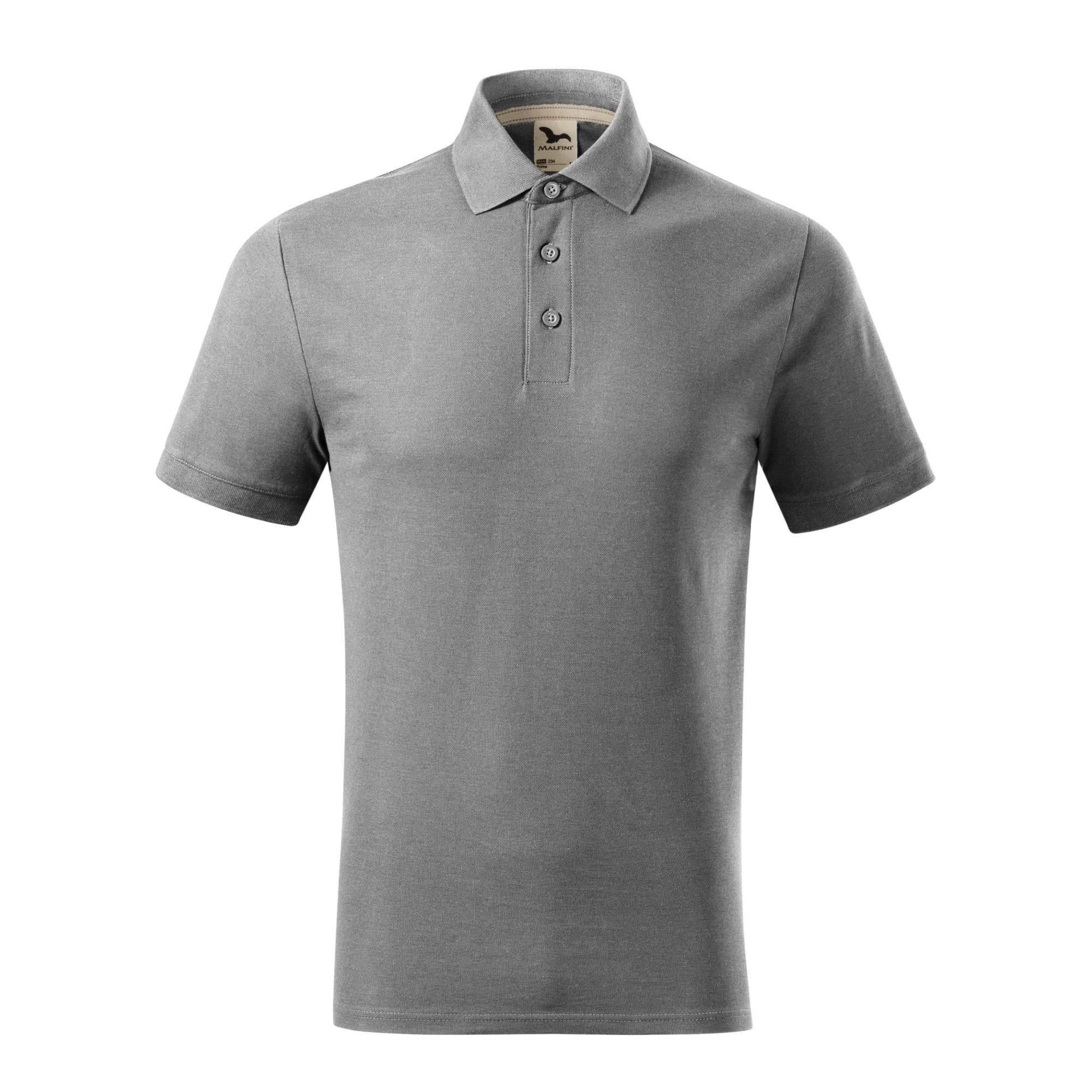 Tricou polo pentru bărbaţi Prime (GOTS) 23Y Gri antic L
