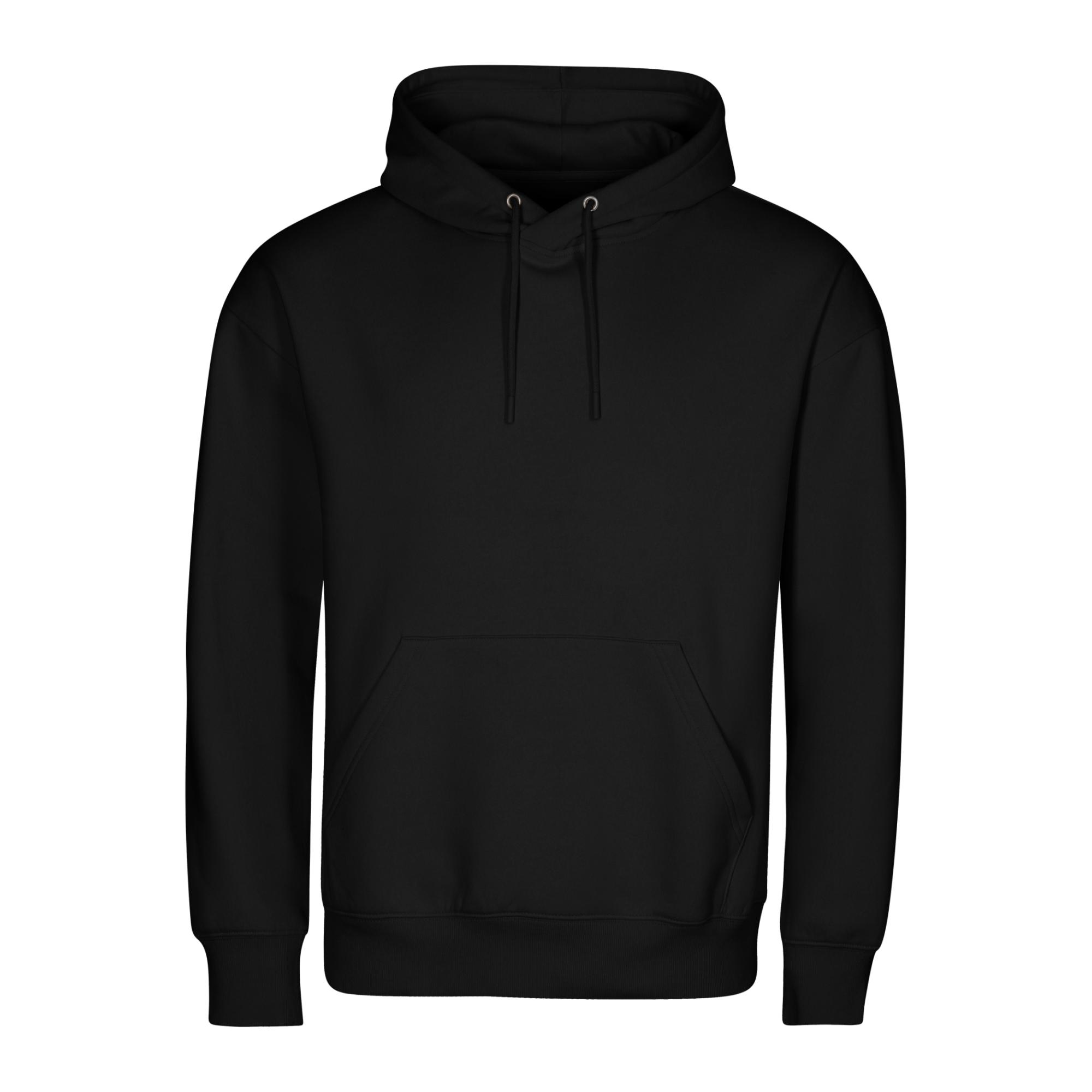 Hanorac unisex Cloud (GOTS) 428 Negru XS