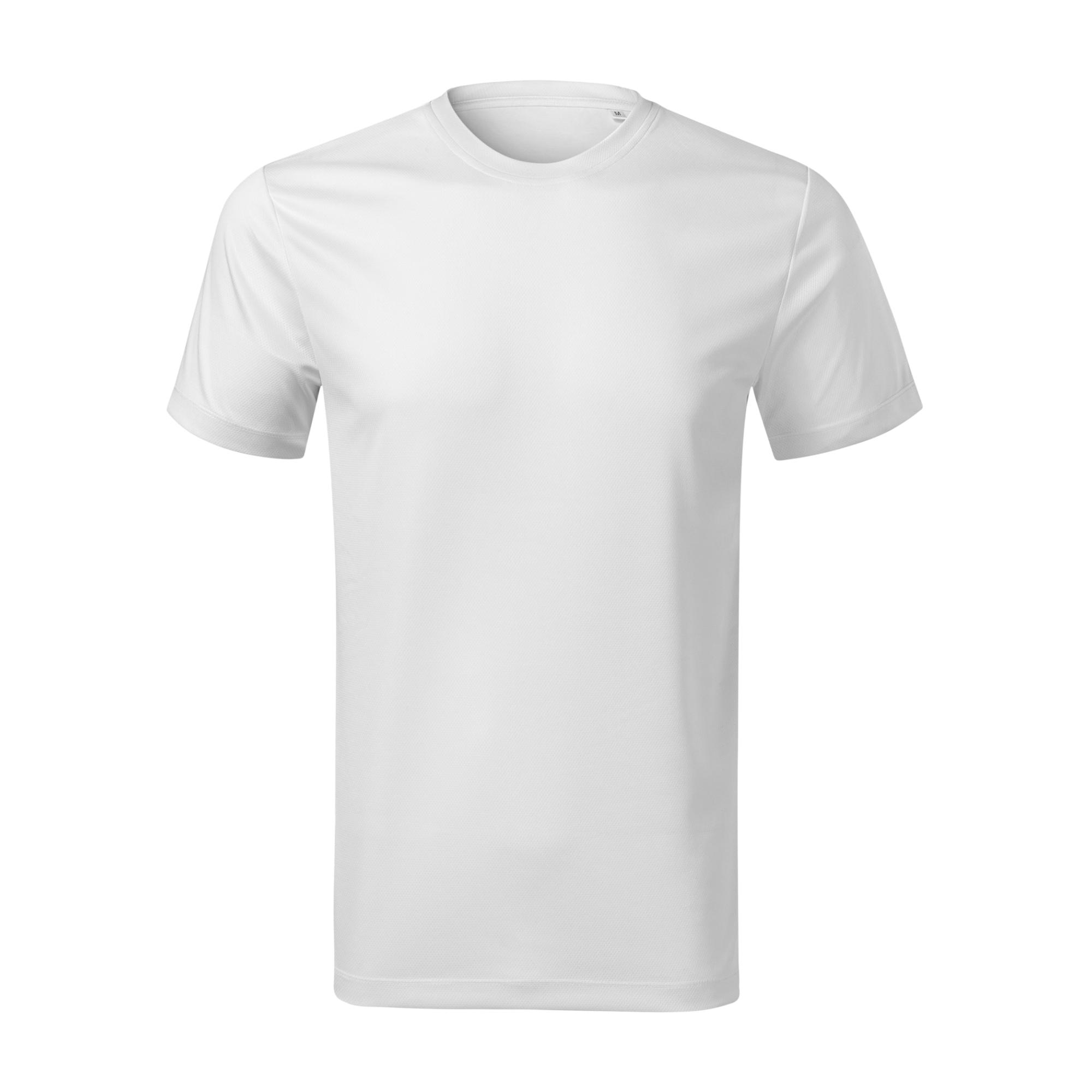 Tricou pentru bărbați Zoom 817 Alb S